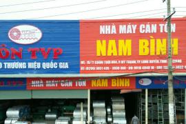 Thép TVP tăng cường bảng hiệu tôn cho đại lý