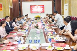 VCCI Mekong Delta Delegation and Business Representatives Visit TVP Steel Factory