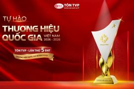 Tôn TVP - 5 Lần Được Vinh Danh Thương Hiệu Quốc Gia Việt Nam
