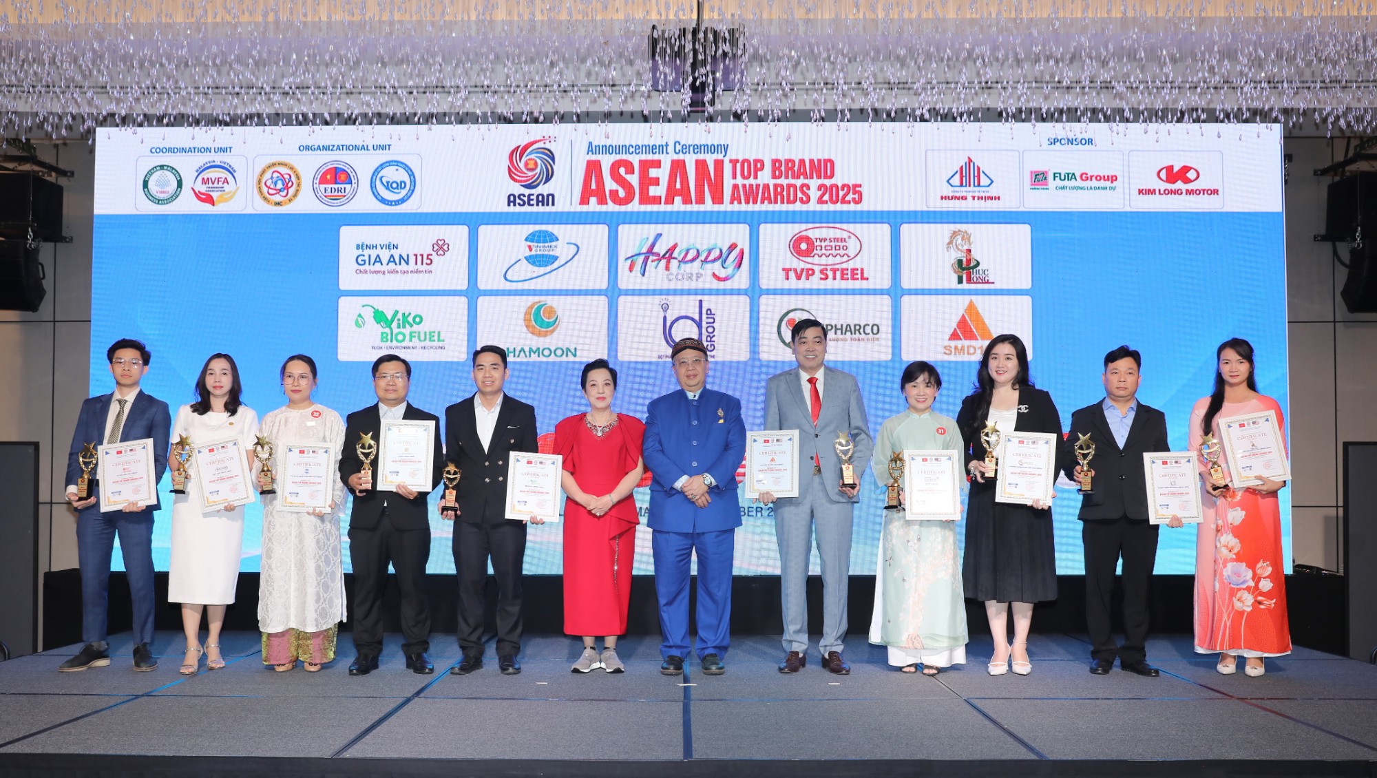 TVP đạt Top 10 thương hiệu uy tín khu vực ASEAN 2025