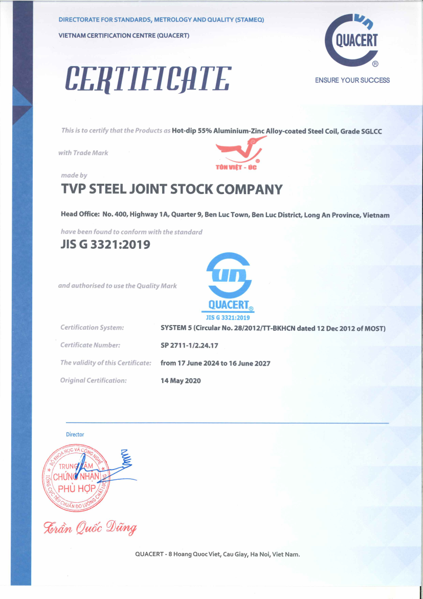 JIS G 3321:2019